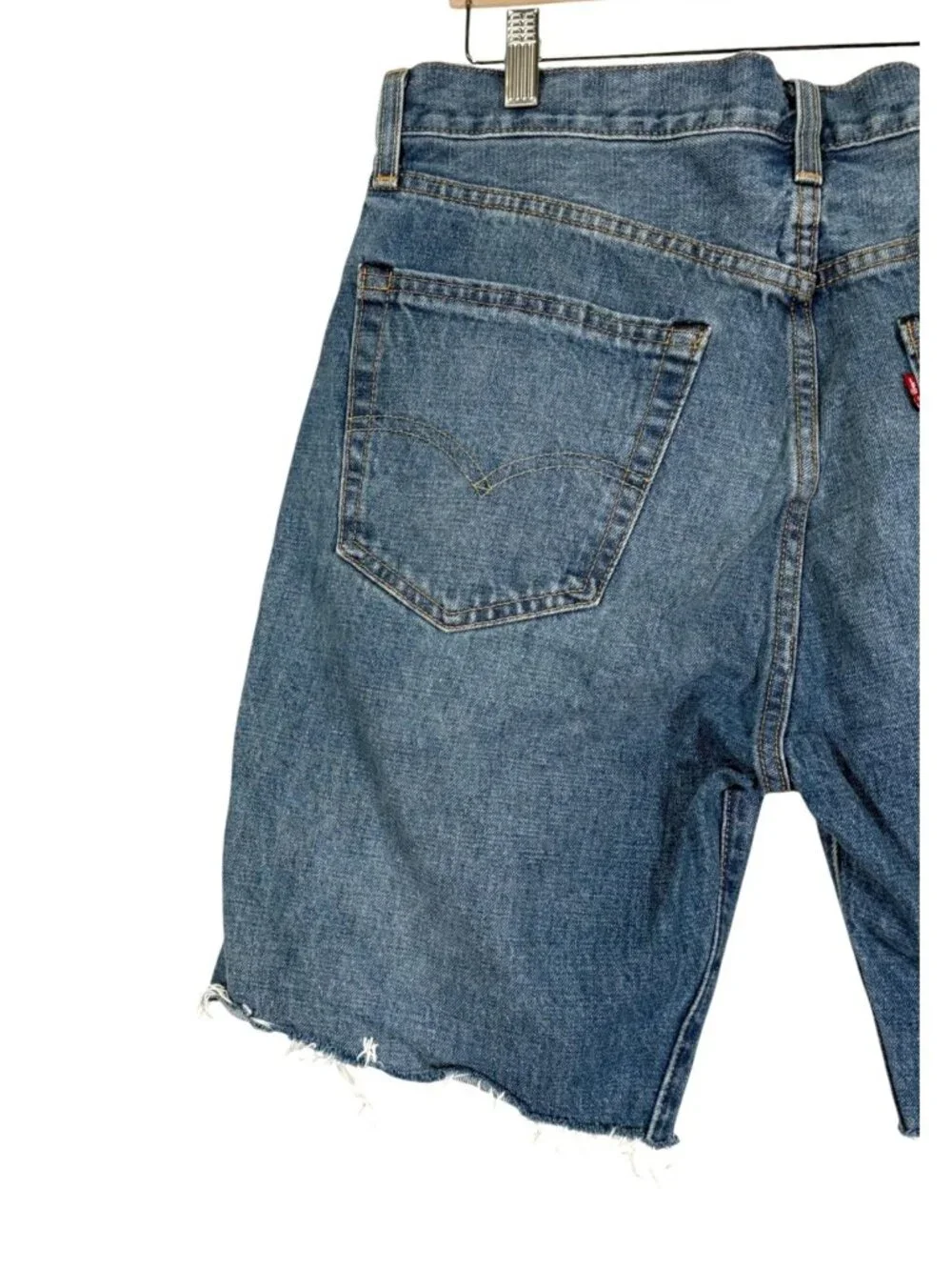 Levi's Mens Selvedge Denim Jorts Jean Shorts Size 32